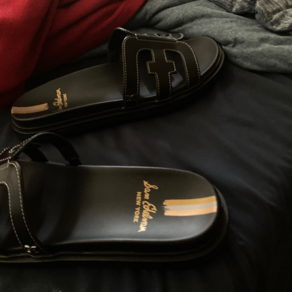 Valeri black leather San Edelman